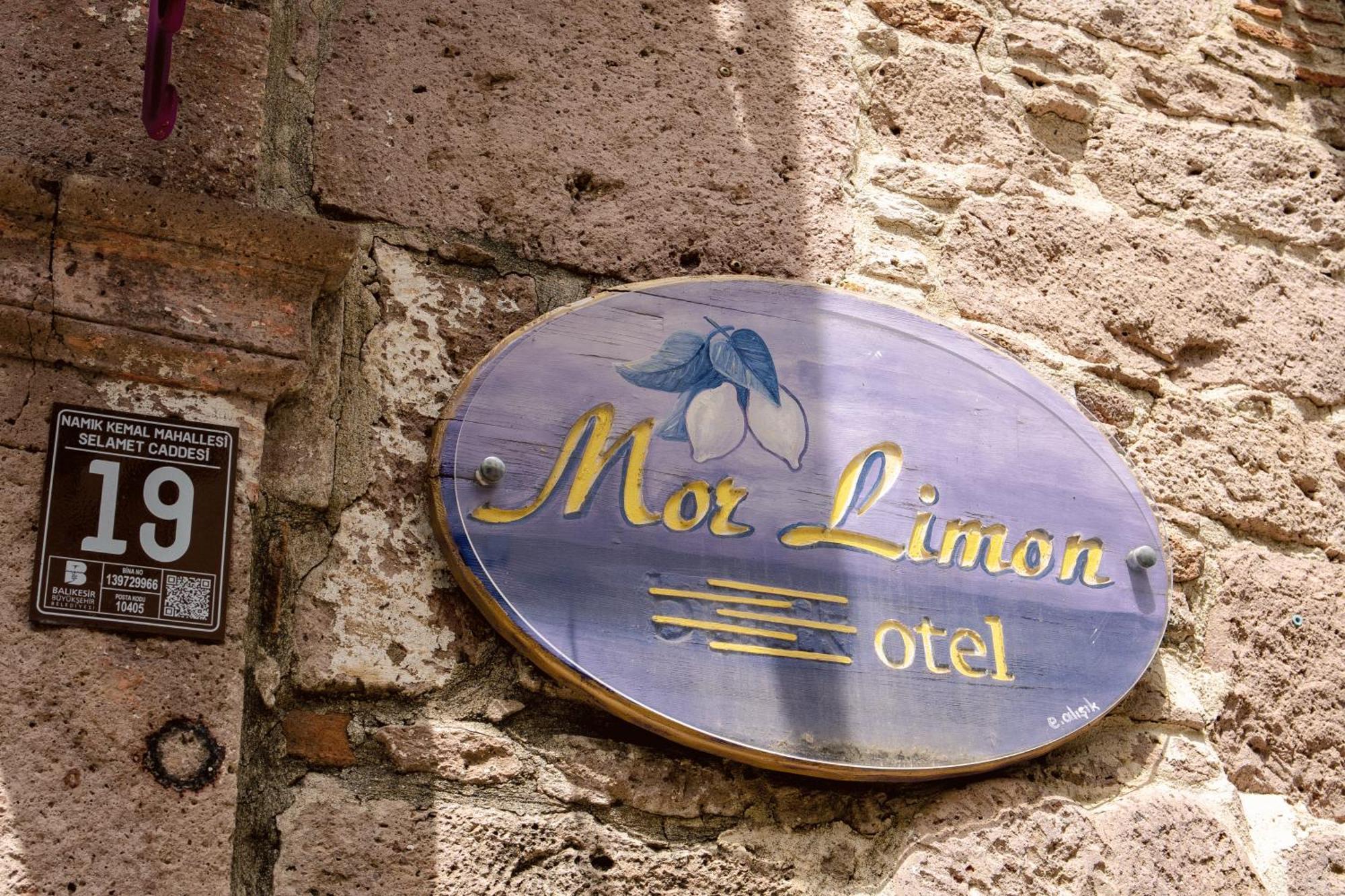 Cunda Mor Limon Otel Ayvalı Zewnętrze zdjęcie